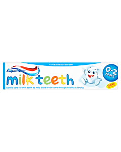 Aquafresh Milk Teeth Fluoride Toothpaste 50ml