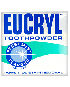 Eucryl Toothpowder Smokers Freshmint Flavour 50g