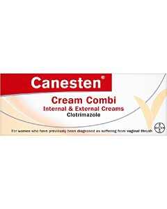 Canesten Cream Combi - Internal And External 2&10%