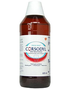 Corsodyl Fresh Mint Mouthwash 600ml